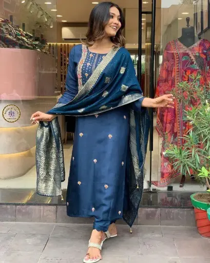 Suit Set with Dupatta